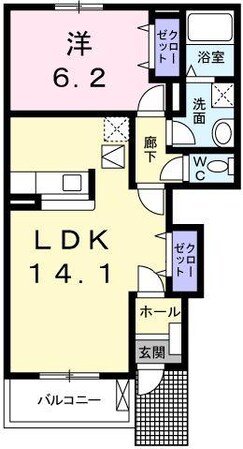 サニーガーデンの物件間取画像